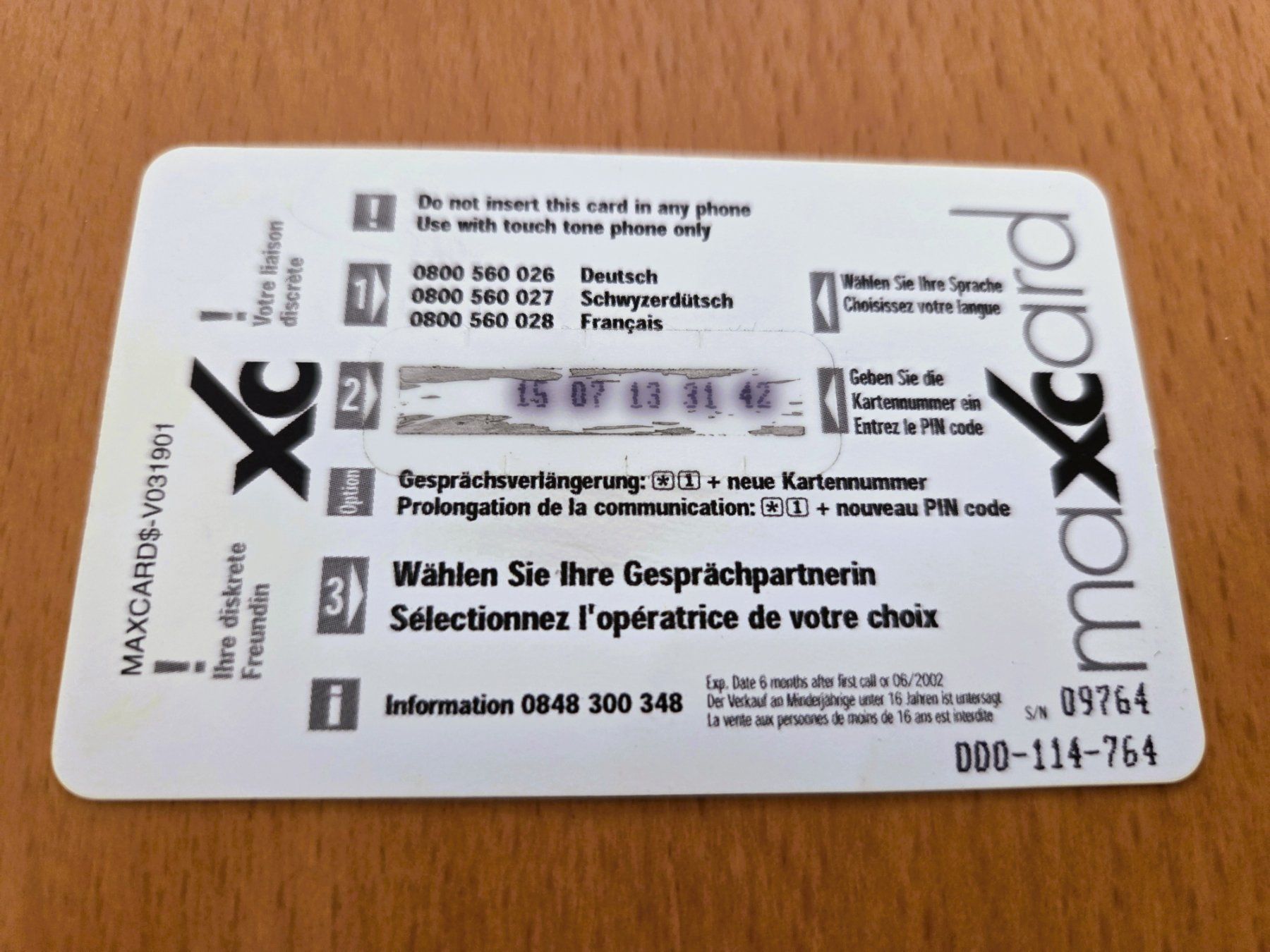 Telefon- & Taxkarten: PREPAID - SCHWEIZ – Gebraucht aus Brüttisellen von Nighttrain 1