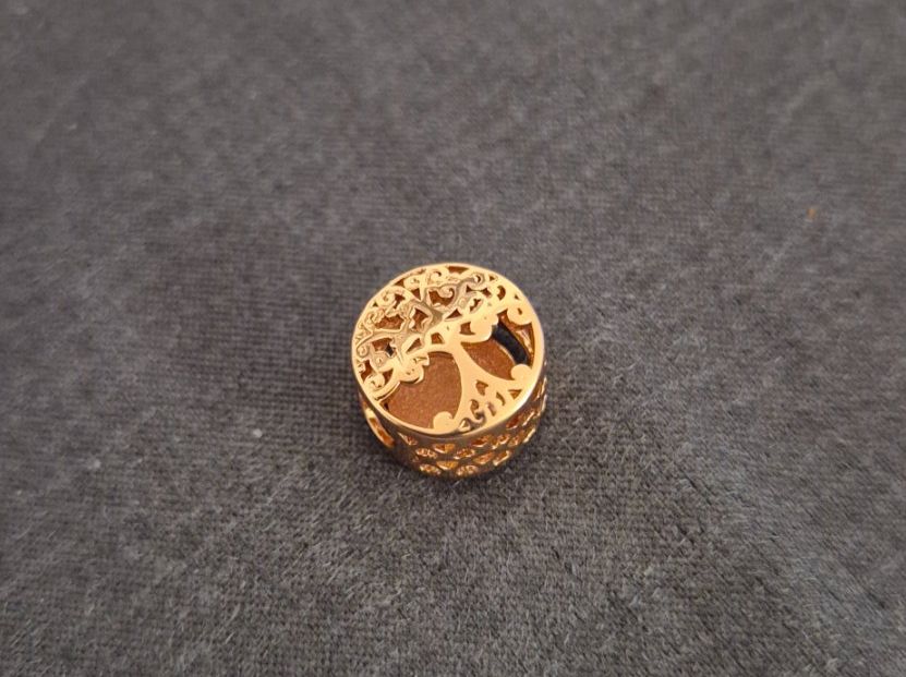 Ciondoli: Silber Charm Lebensbaum rosé +Garantie – Nuovo (secondo la descrizione) da Rotkreuz venduto da Carbone_Bijou-Shop