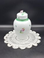 Vintage Herend Hungary Wiener Rosengrün handbemalte Vase
