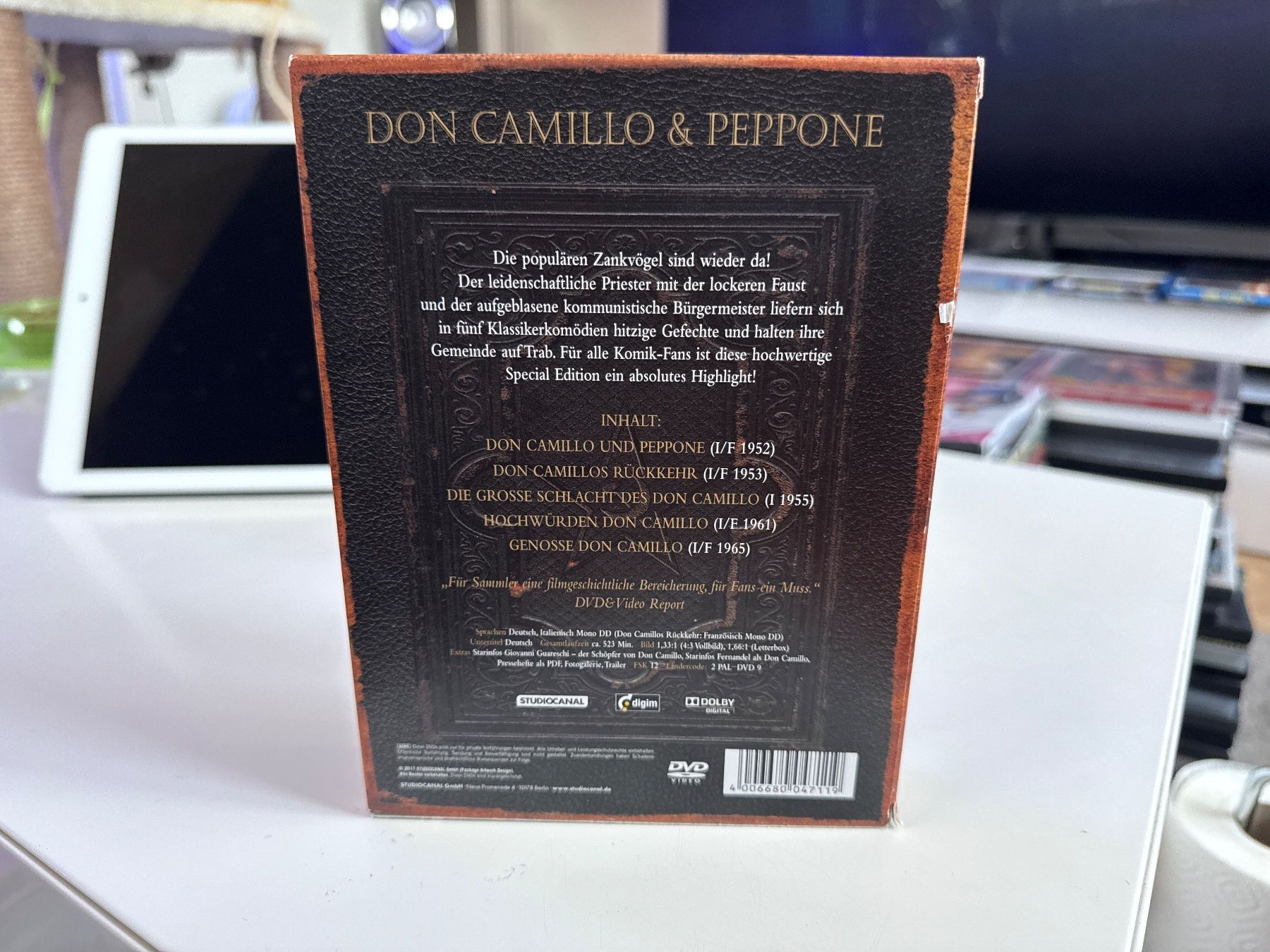 Tutti i DVDs: Don Camillo & Peppone DVD-Box Special Edition Vergriffen – Usato da Allschwil venduto da meeresperle 1