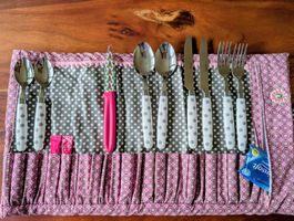 Neues Besteckset für Camping und Picknick