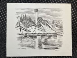 EXPO Lausanne 1964 von WILLI KAUFEISEN       (ID B5828)