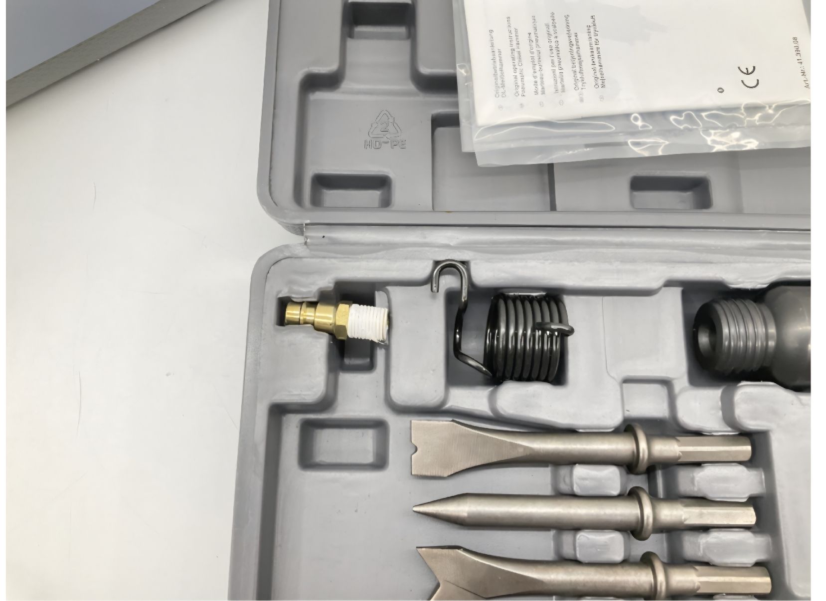 Einhell Tutti gli attrezzi: 1x Einhell Druckluft-Meisselhammer mit 4 Meissel – Nuovo e nell'imballaggio originale da Solothurn venduto da LYRELA 1