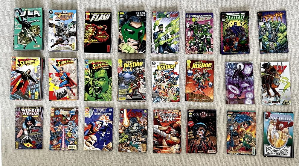 Grosse DC Comics Sammlung, Jahrgang 96-01, 125 Stück (Gebraucht) in ...