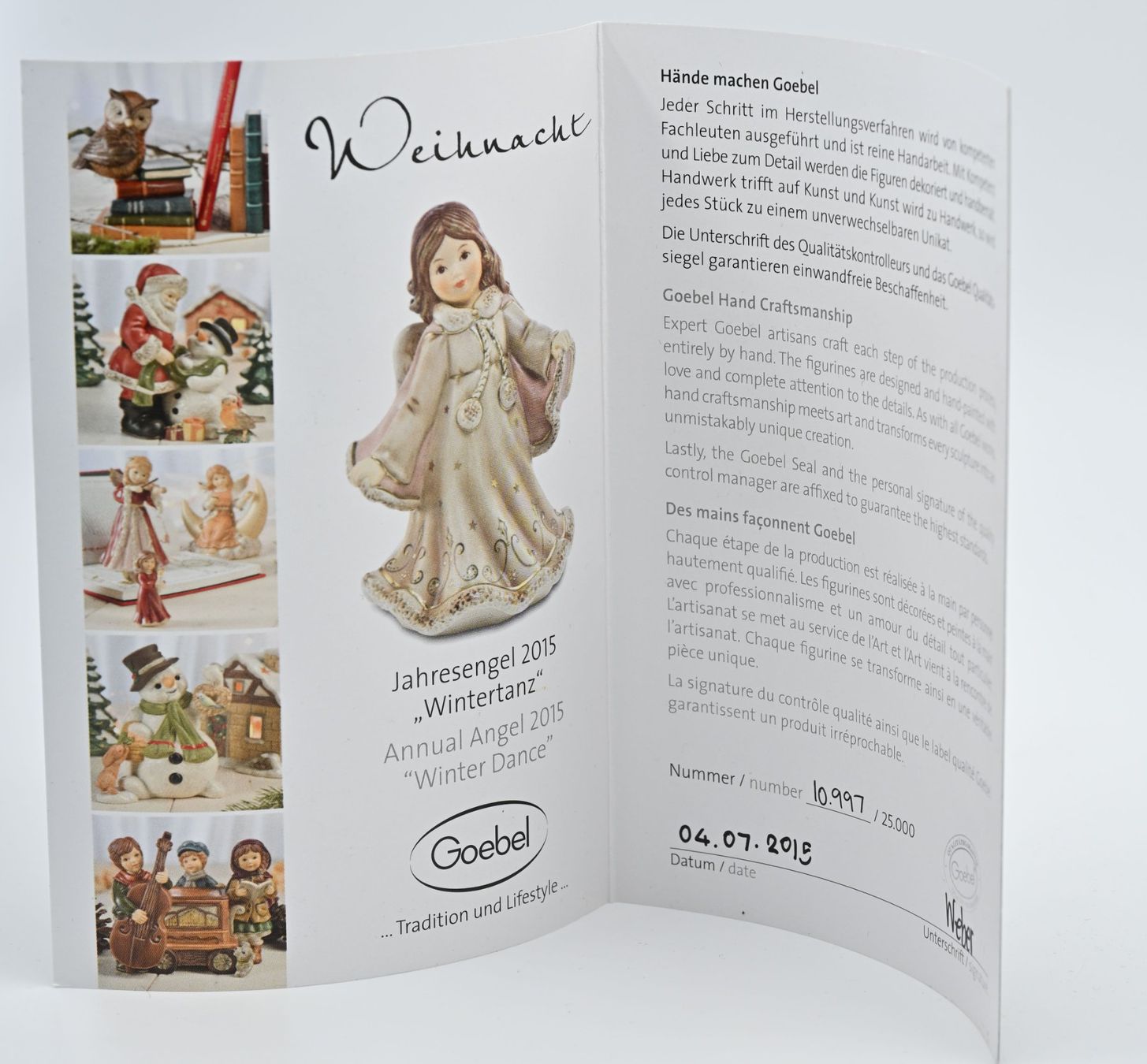 Statuette: GOEBEL ENGEL Wintertanz – Usato da Dürnten venduto da pema28 5