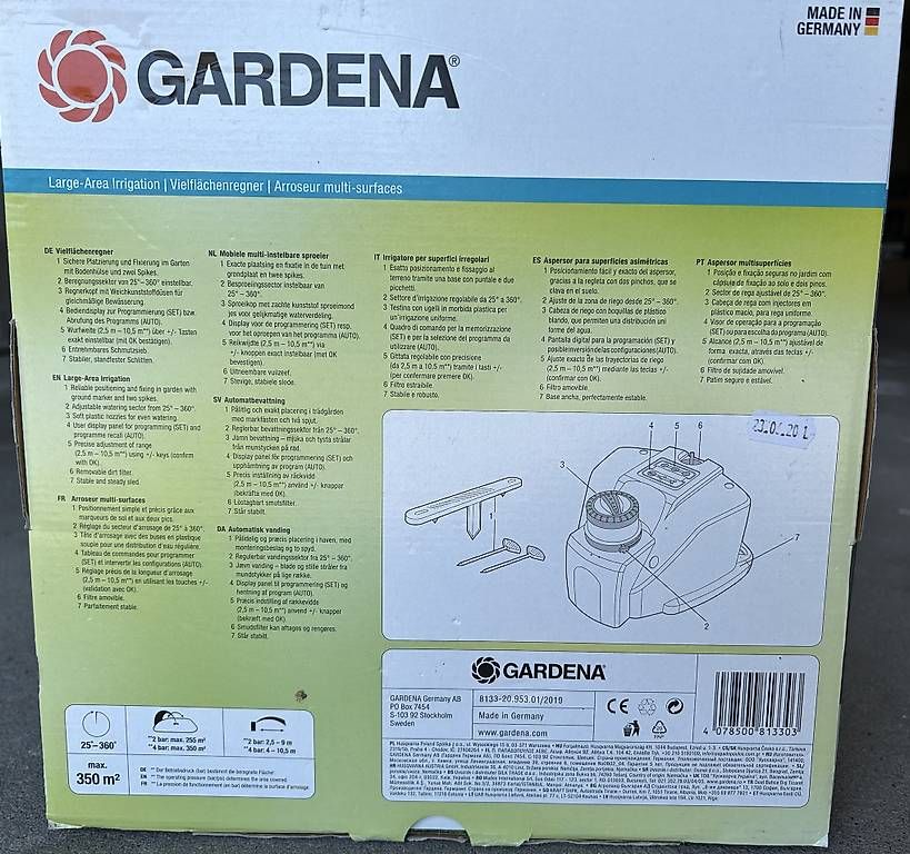 Gardena Tubi & Tubi flessibili: Gardena Vielflächenregner AquaContour automatic – Nuovo (secondo la descrizione) da Neuenegg venduto da Mahube 4