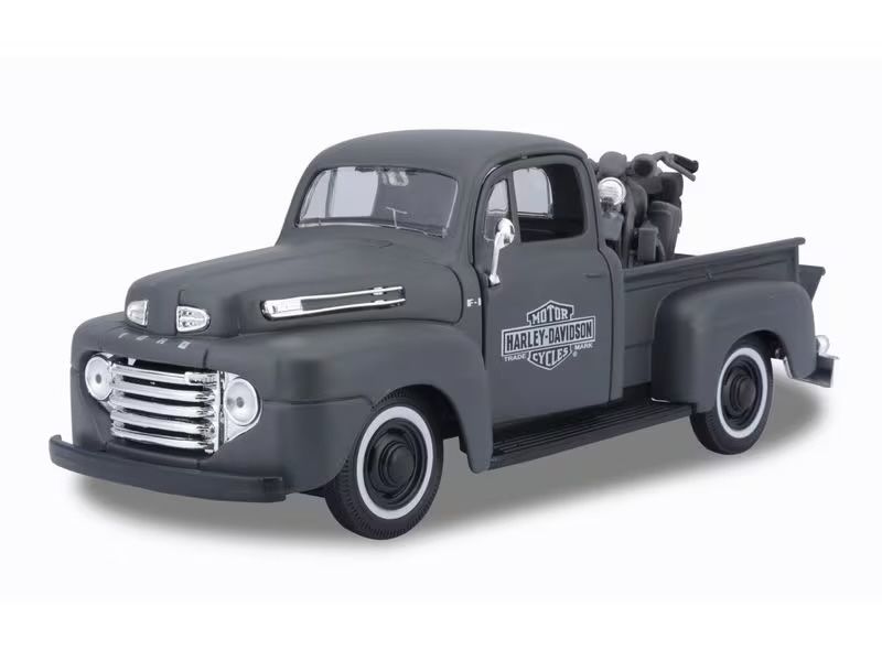 Ford Modellini d'auto: Harley Davidson 1948 Ford F-1 Pickup, 1:24 – Nuovo e nell'imballaggio originale da Basel venduto da Zomeg