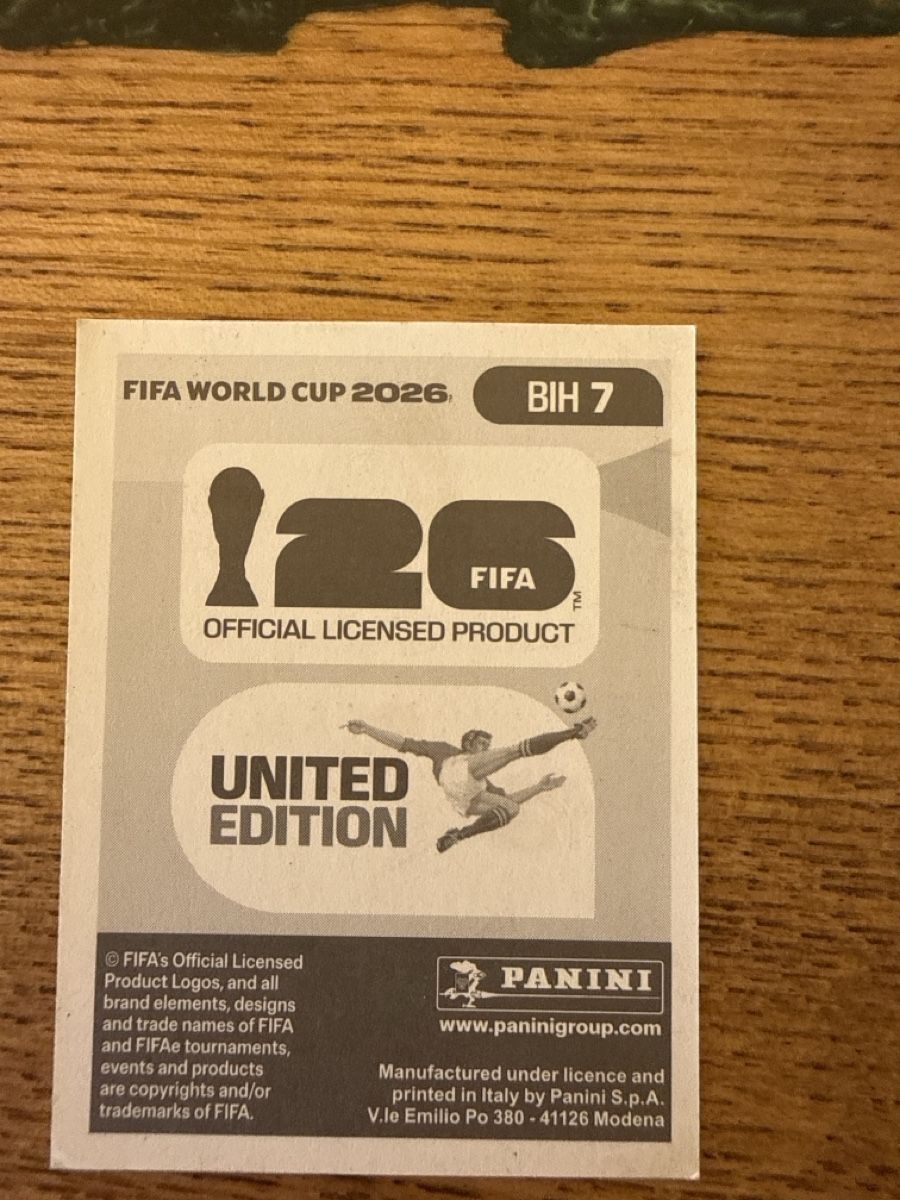 Panini Carte collezionabili: FIFA World Cup 2026 Bih7 Sticker Nikola Katic – Usato da Frenkendorf venduto da emi_jg7b 1