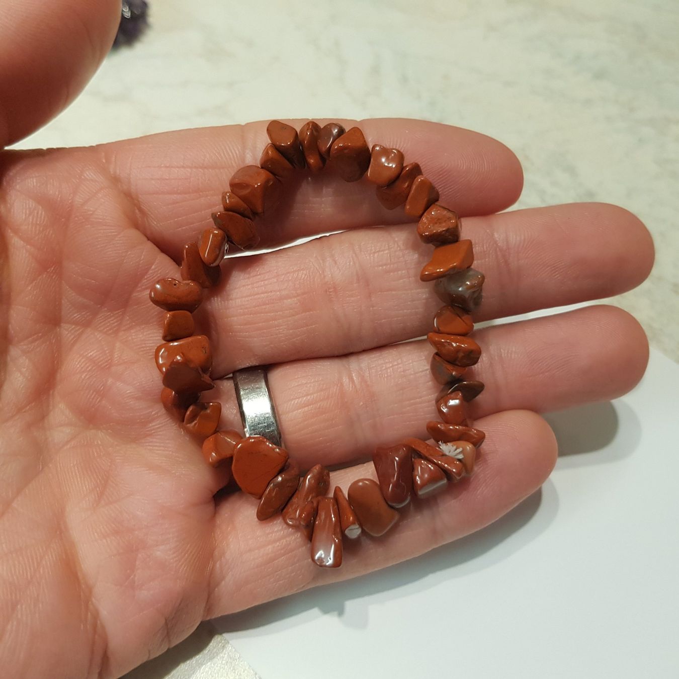Bracciali & Braccialetti: Jaspis Rot Armband – Nuovo e nell'imballaggio originale da Schwanden-Brienz venduto da Testudo06 1