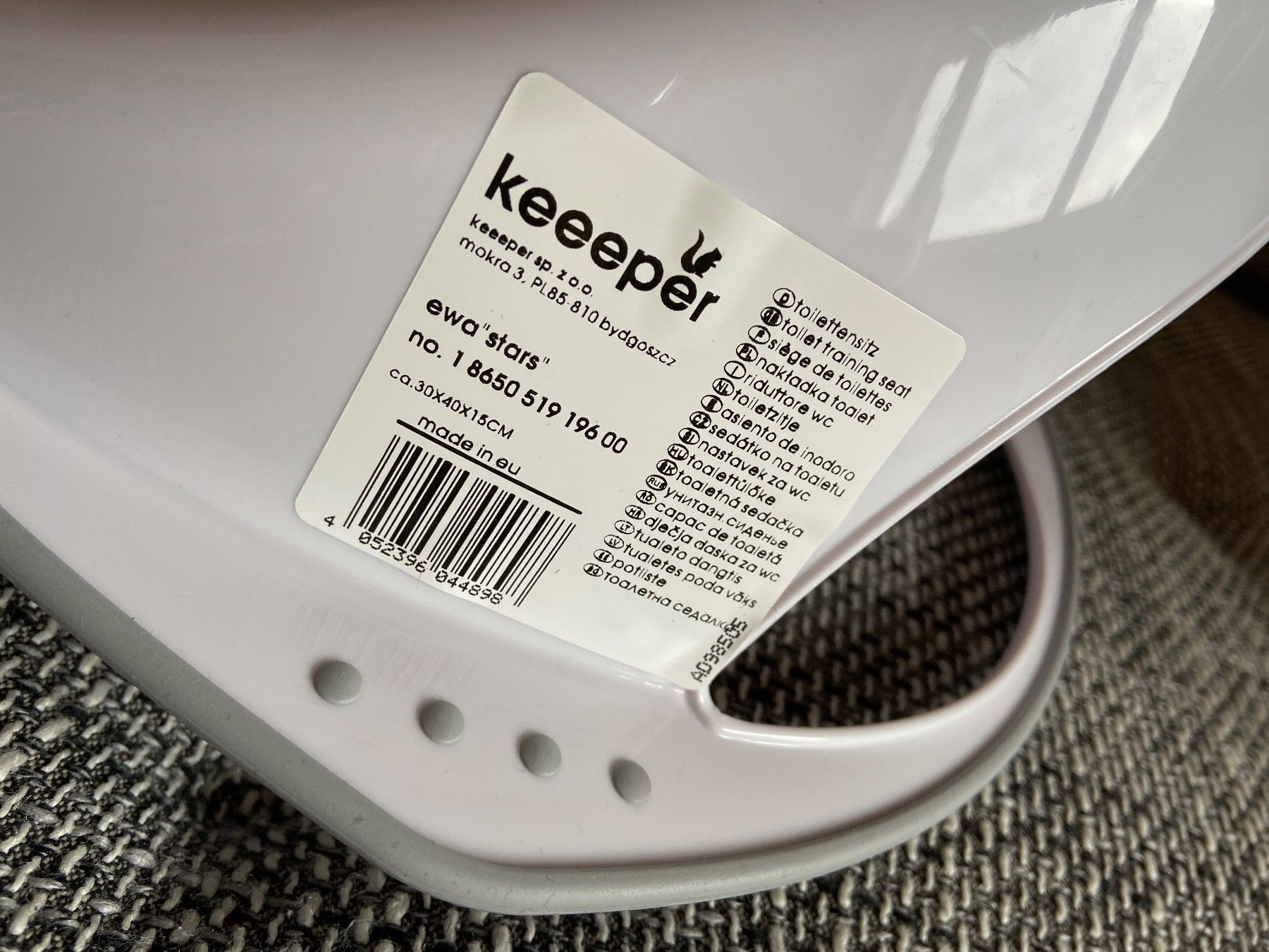 WC: Keeeper Toilettensitz Stars – Nuovo (secondo la descrizione) da Gommiswald venduto da Aloha.Spirit 2