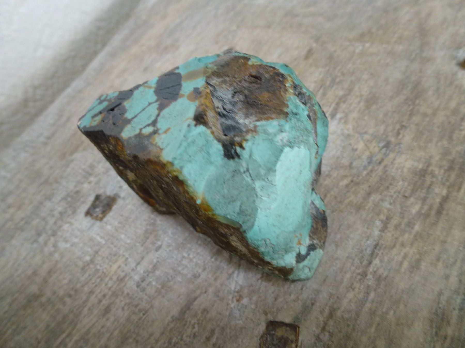 Mineralien & Heilsteine: Nevada Türkis mit Matrix – Gebraucht aus Esslingen von FetteSchnecke 3