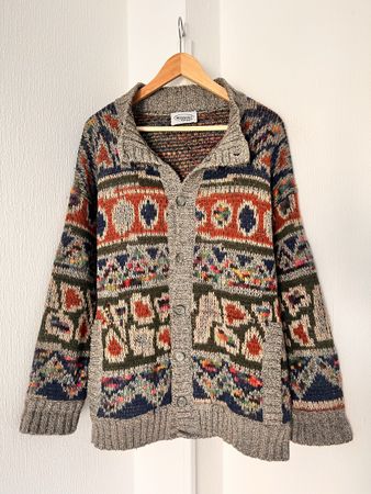 Cardigan Missoni bunt gemustert Grösse L