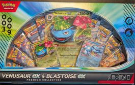 Pokémon Venusaur ex & Blastoise ex Premium Collection EN OVP