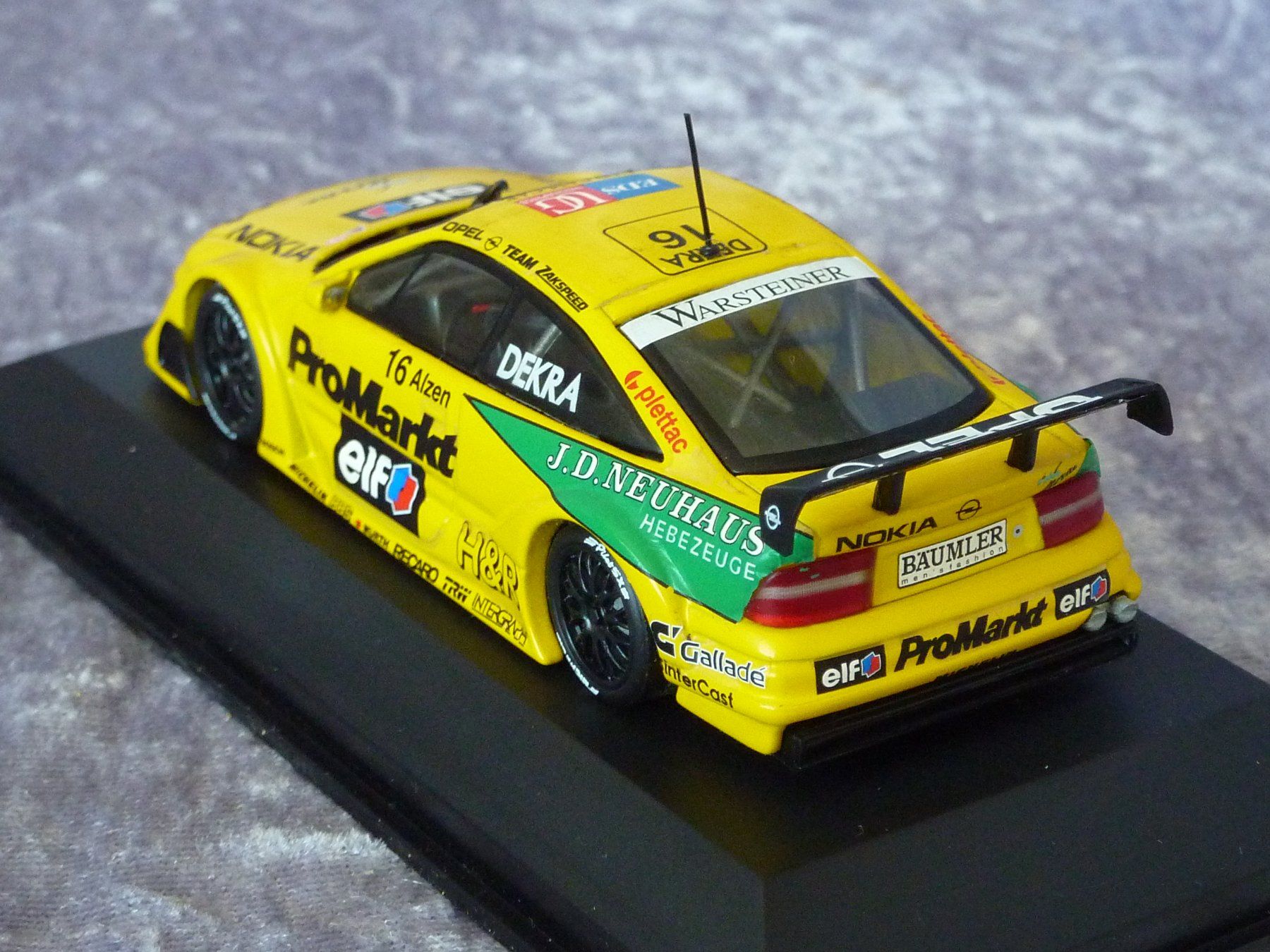 Minichamps Modellini d'auto: Opel Calibra #16 DTM 1996  1:43 – Nuovo e nell'imballaggio originale da Dürrenäsch venduto da modellautos4you 4