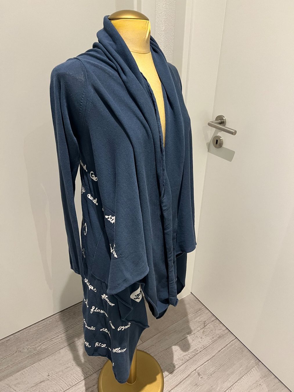 Rundholz Gilet & Giacche senza maniche: Rundholz - cardigan long bleu - L - coton – Usato da Mézières FR venduto da Daisy16 3