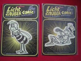 Biene Maja 1977 Licht Zauber Comic leuchtet im Dunkeln