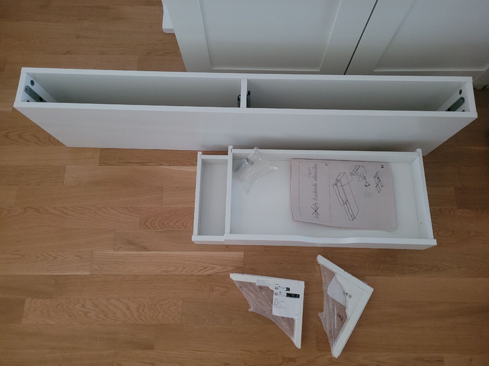 Ikea Scaffali: Wandregal "Ekby Aleks" mit "Ramshult", NEU – Nuovo e nell'imballaggio originale da Suhr venduto da Joburgerli 1