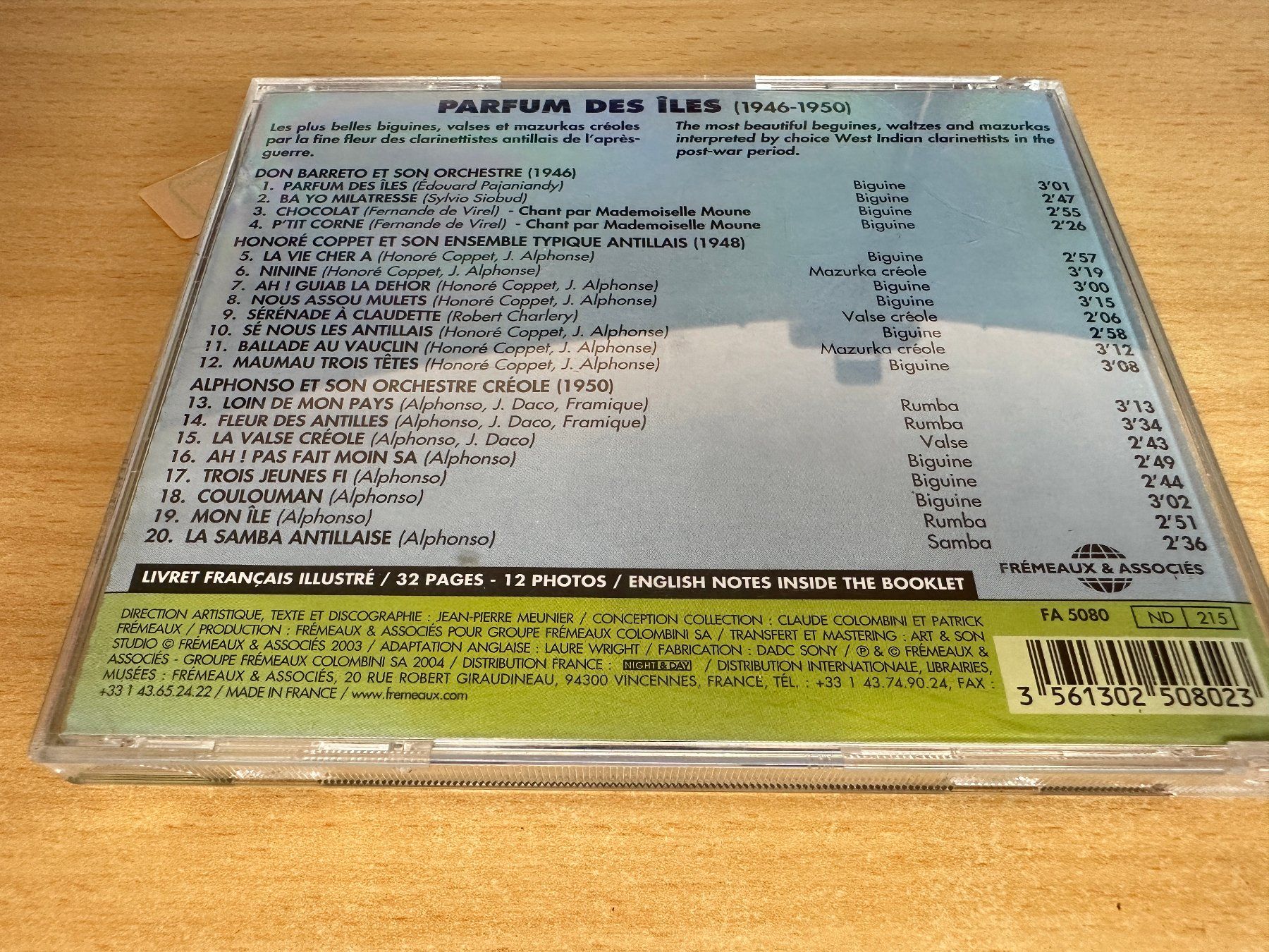 CD: Various – Parfum des Îles 1946-1950 – Usato da Rikon im Tösstal venduto da Alpenmutz 1