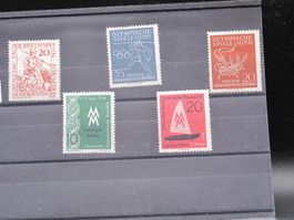 DDR 1956 Herbstmesse / Tag der Briefmarke **