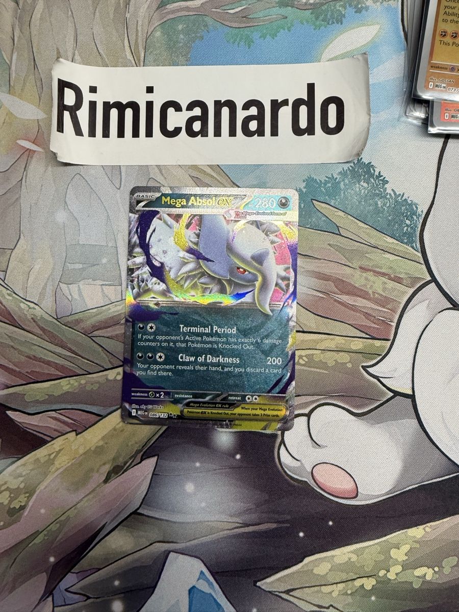 Pokémon Sammelbilder & Trading cards: 086/132 mega Absol ex Pokemon EN MINT neu – Neu (gemäss Beschreibung) aus Niederweningen von rimicanardo