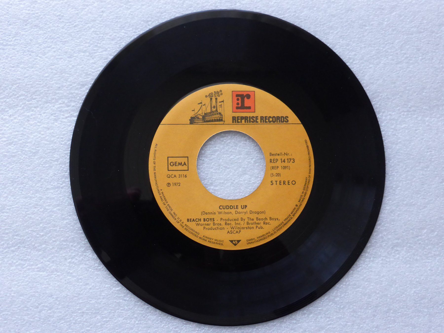 Dischi in vinile: Vinyl Single   THE BEACH BOYS – Usato da Küssnacht am Rigi venduto da Mondkinder 2