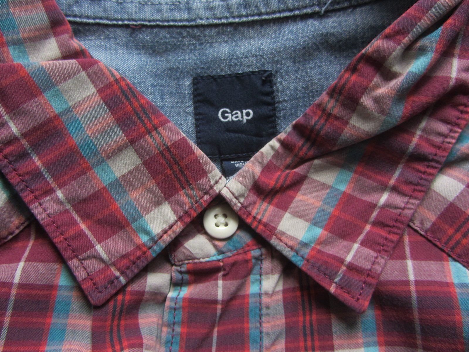 Gap Chemises: GAP - Hemd rot kariert M – D'occasion à Zürich par Diazaio 2