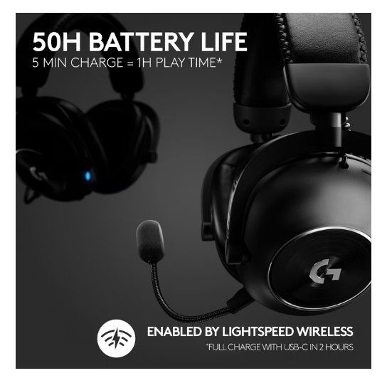 Logitech Cuffie: Logitech G Pro X 2 Lightspeed – Wireless Gaming-Headset – Nuovo (secondo la descrizione) da Müllheim venduto da Leomarti 6
