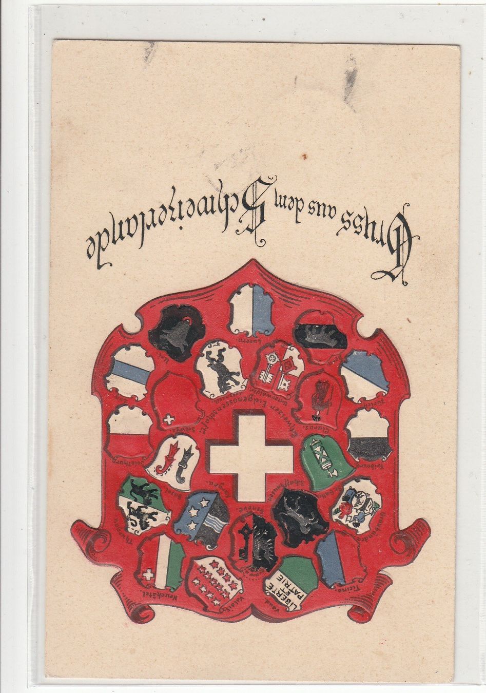 Cartoline postali: Ak Gruss Aus Dem Schweizerlande 1901 – Usato da Herrliberg venduto da Lfrifda