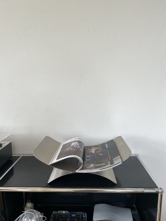 Altro per la casa: Designer Magazinständer Zeitschriftenhalter Edelstahl – Usato da Zürich venduto da Son_77