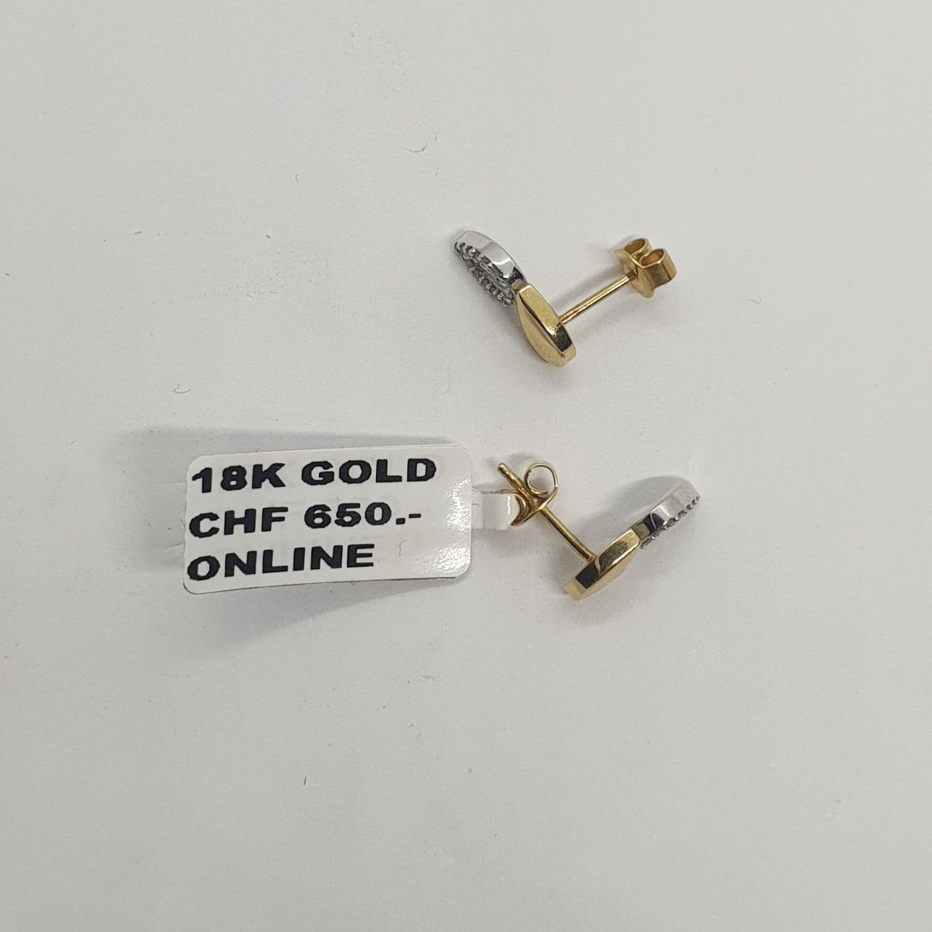 Orecchini pendenti & Orecchini a lobo: Echt 18K Gold - Ohrstecker – Usato da Luzern venduto da Luzern-Goldhaus 1