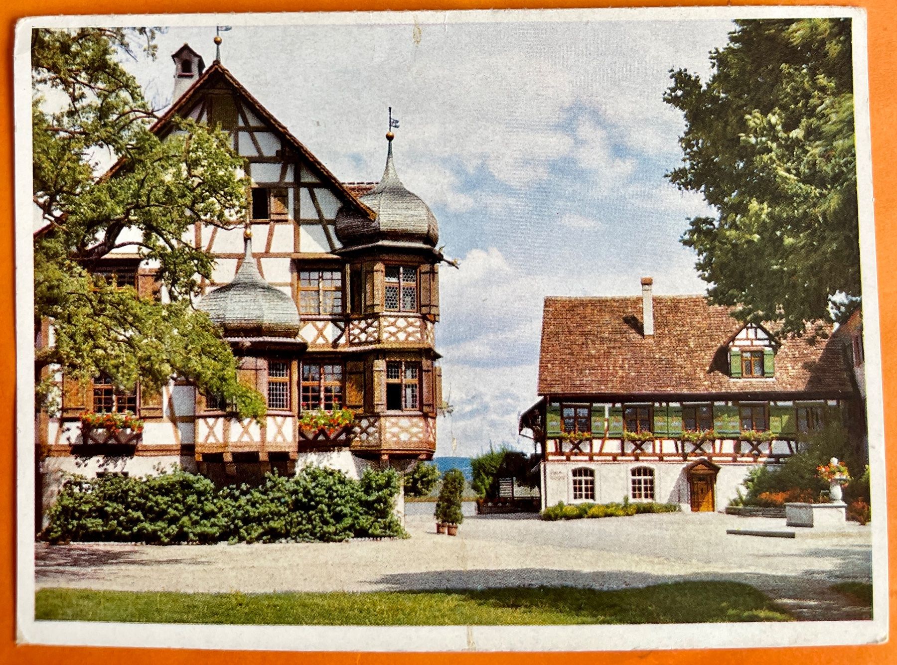 Ansichtskarten: GOTTLIEBEN - DRACHENBURG 1956 – Gebraucht aus Lutry von Ediego