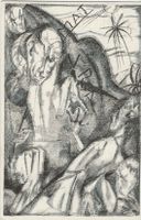 St. Gallen, Matura-Karte 1917, Studentica, Expressionismus