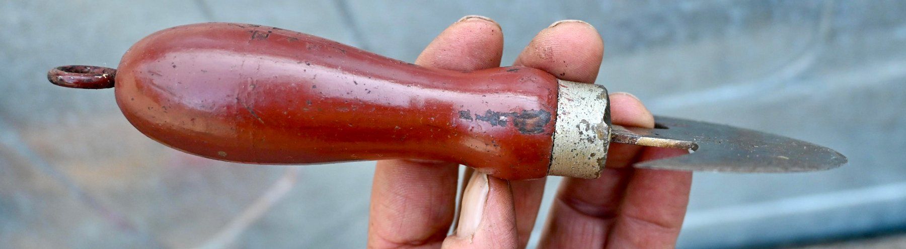 Sattler Tutti gli attrezzi: antikes Halbmondmesser - Sattlermesser länge 19cm – Usato da Pfaffhausen venduto da mono_rec 7