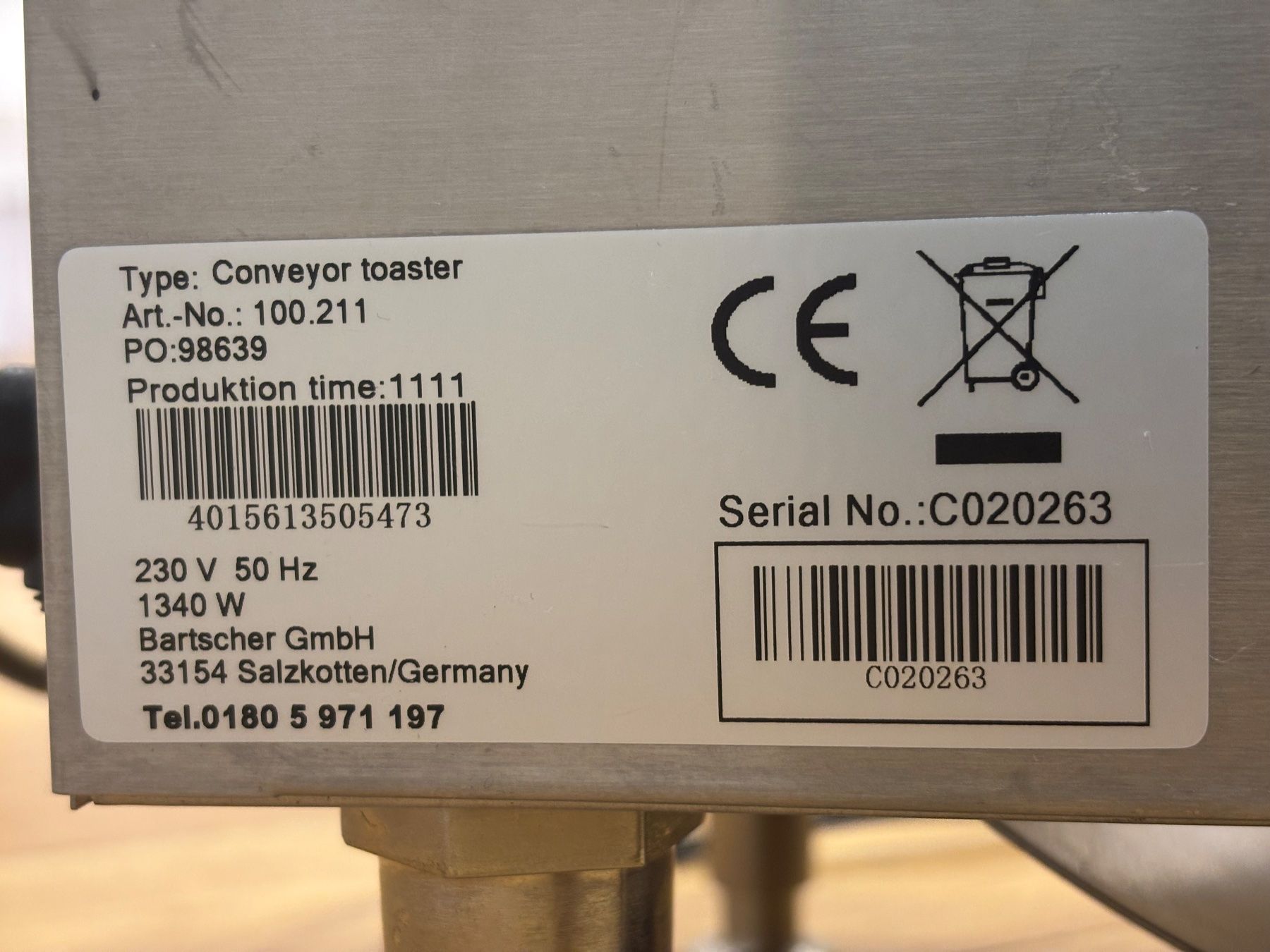 Bartscher Elettrodomestici da cucina: Bartscher Toaster  guter Zustand – Usato da Gerzensee venduto da szgerzensee 3