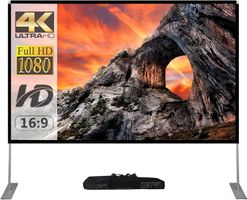 leinwand Beamer mit Stand 100 Zoll Outdoor Projektor