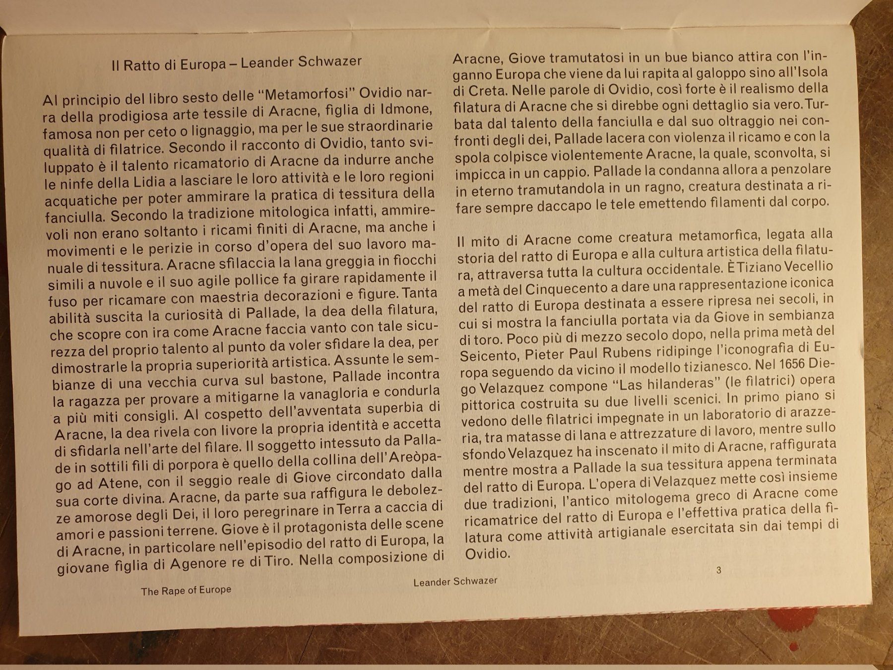Libri: Der Raub der Europa - Leander Schwzer – Usato da Zürich venduto da loosebone 2