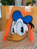 Donald Duck Hinterglas Siebdruck Reprodruck 50 x 40cm 1989