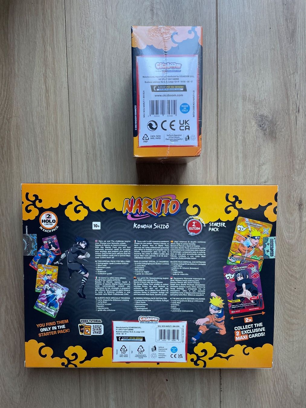 Carte collezionabili: Naruto TCG Mythos 1st Edition Display + Starter Pack Box – Usato da Biel-Benken BL venduto da Needthis 1