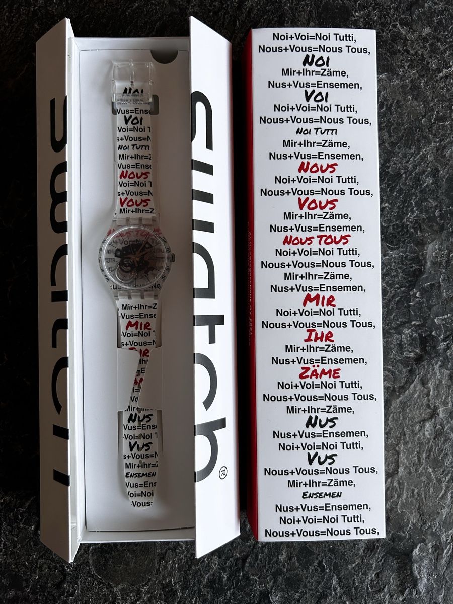 Swatch Uhren: Aktionärsuhr Swatch – Neu (gemäss Beschreibung) aus Brüttisellen von goellchen