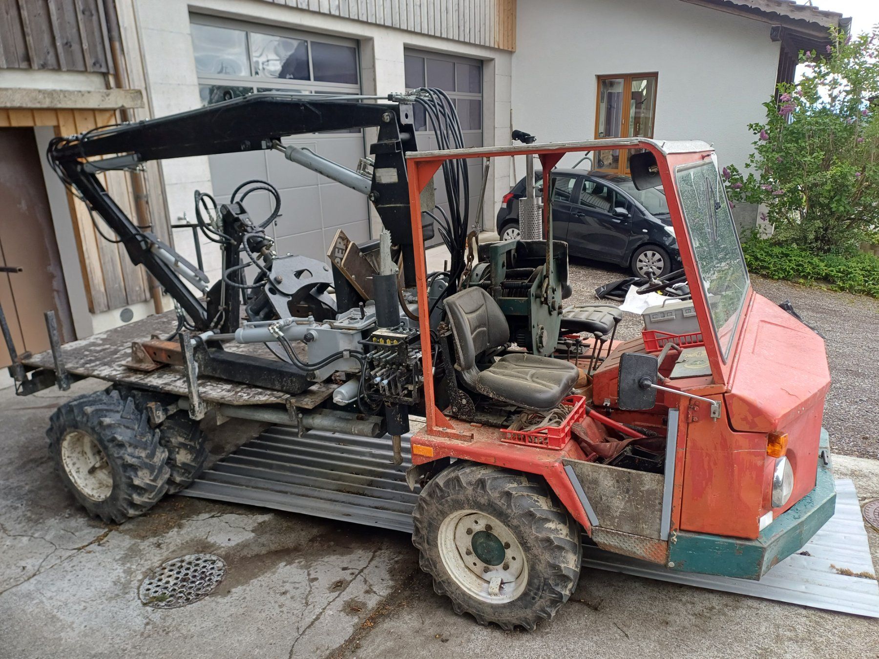 Reform Trattori: Reform Muli 40 mit Seilwinde und Kran – Usato da Homburg venduto da ma_ru 1