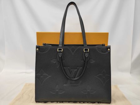 👜 Louis Vuitton Onthego MM Monogram Empreinte Noir