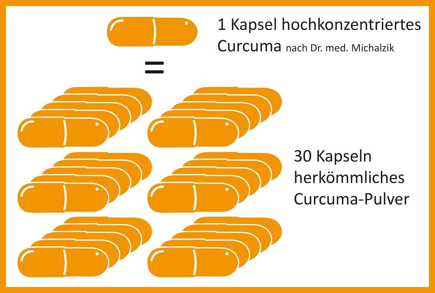 Cibi & Specialità: Biotikon Curcumin forte mit Piperin Bio Extrakt – Nuovo e nell'imballaggio originale da Suhr venduto da SchnapperCH 3