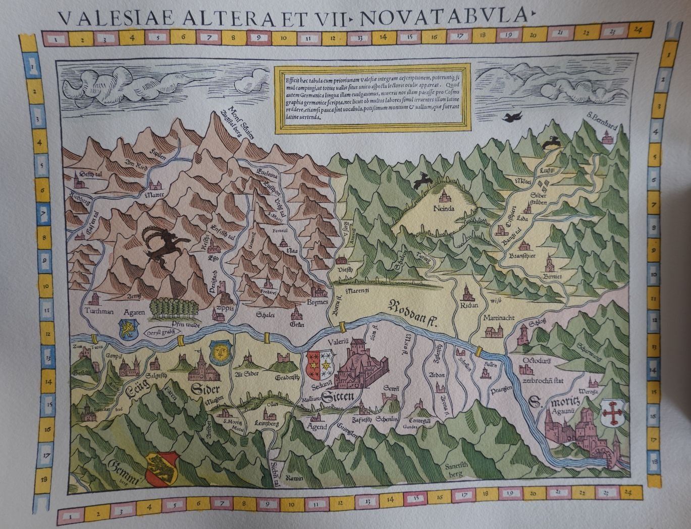 Cartine & Atlanti: Karte Unterwallis von 1545 – Nuovo (secondo la descrizione) da Dielsdorf venduto da bonambler