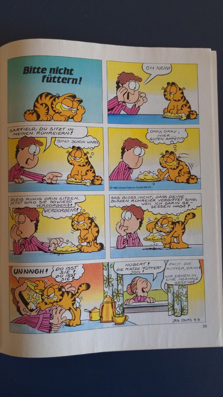 Fumetti: Garfield Comic-Heft Nr. 9, 1978 mit Poster, Topzustand – Usato da Niederscherli venduto da Mon_Art 7