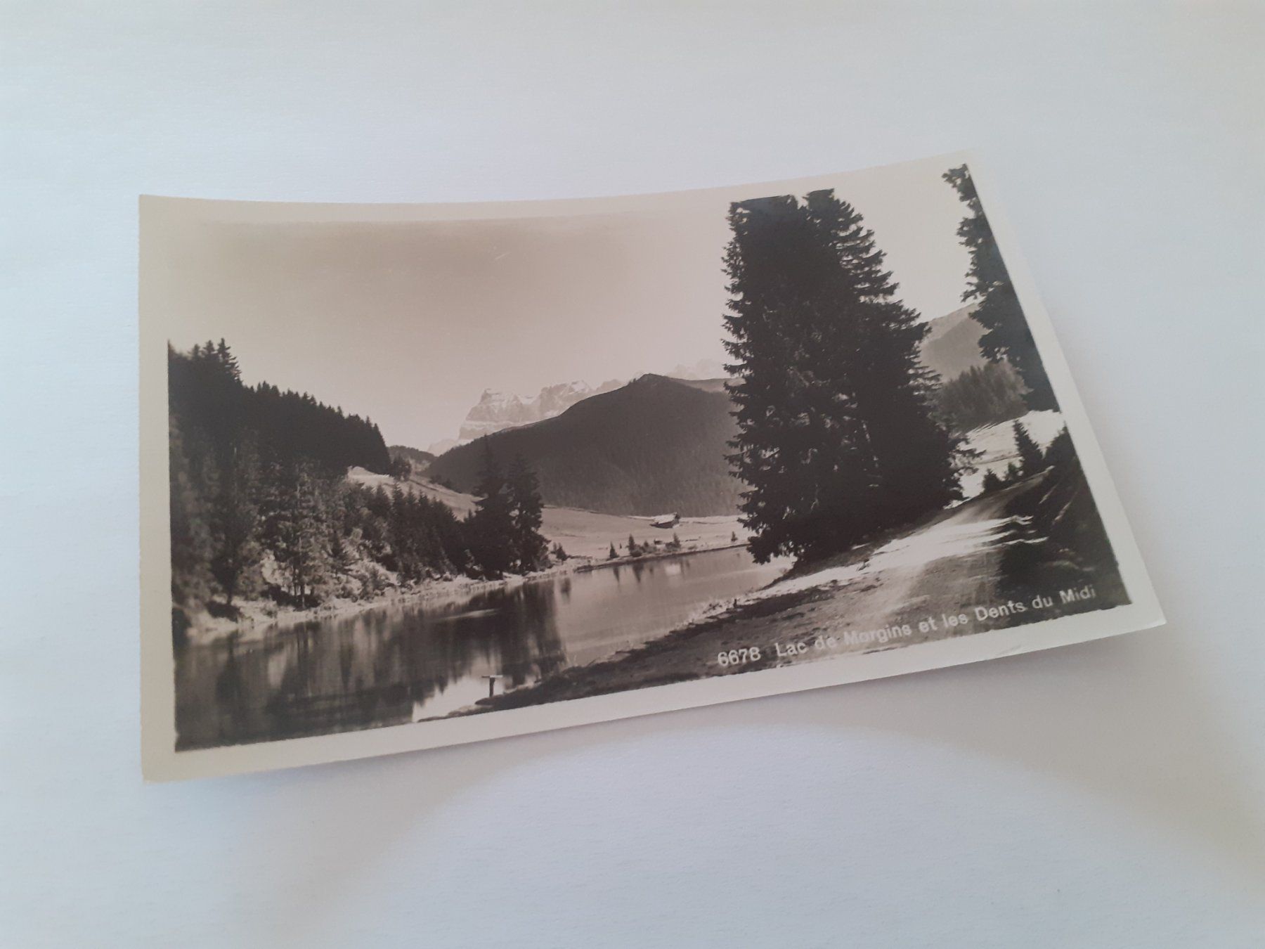 Ansichtskarten: LAC de MORGINS et les DENTS du MIDI – Gebraucht aus Winterthur von Ornyx7