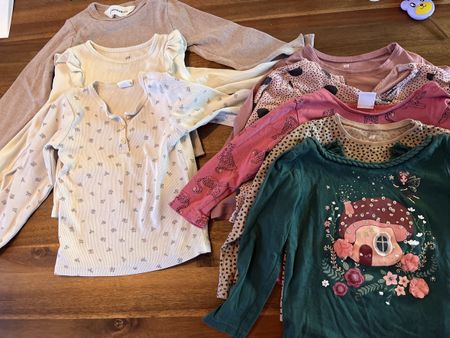 8 teiliges langarm Shirt Set