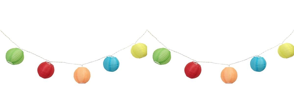 Ghirlande e barre luminose: Lichterkette 10 Led Lampions Bunt – Nuovo e nell'imballaggio originale da Wettingen venduto da Swala 2