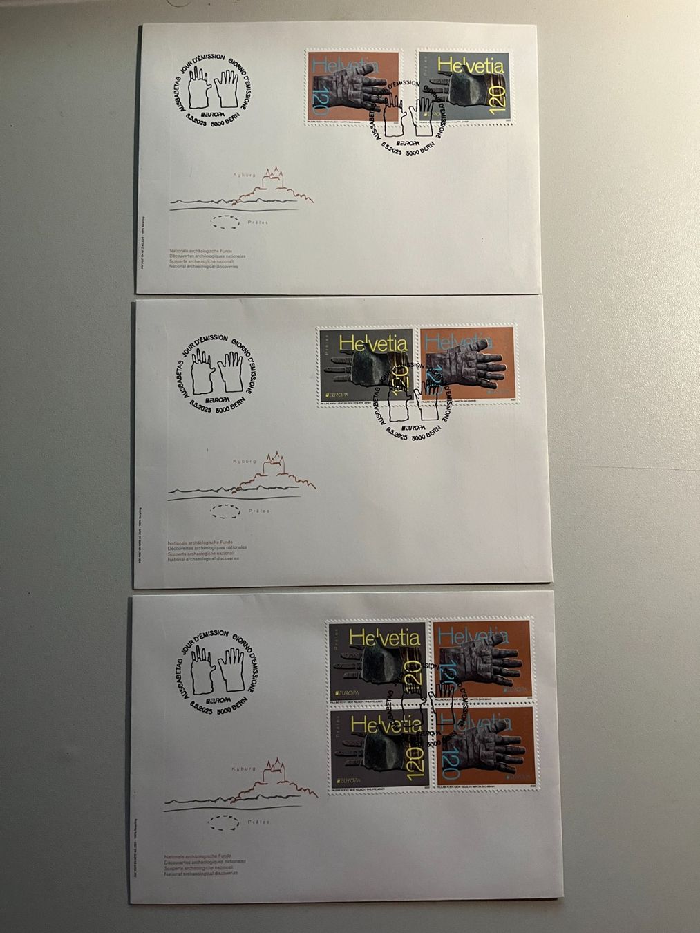Alle Briefmarken: 3 seltene FDC 2025 / nicht im Abo – Neu (gemäss Beschreibung) aus Arch von Karibu19