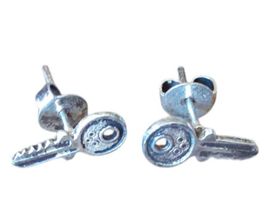 Ohrringe Silber Schlüssel