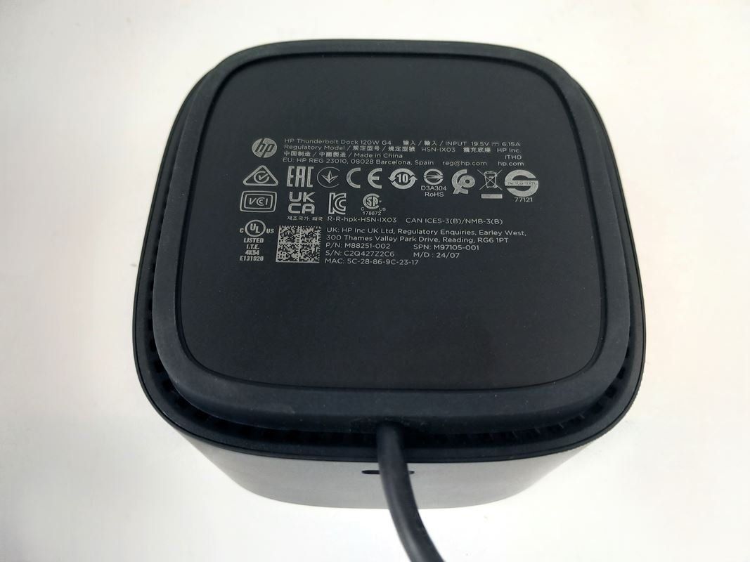 Hewlett Packard Dockingstation: HP Thunderbolt 120 W G4 Dock – Gebraucht aus Hünenberg von Restwert_Zug 6